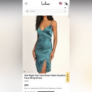 Lulus Hot night out dress